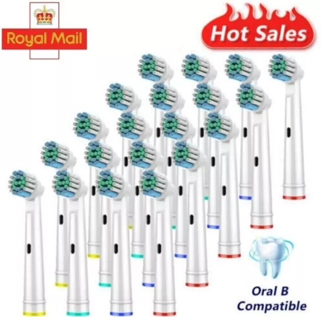 ORAL B Braun Toothbrush Heads Compatible Replacement Electric 4 8 12 16 PACK UK
