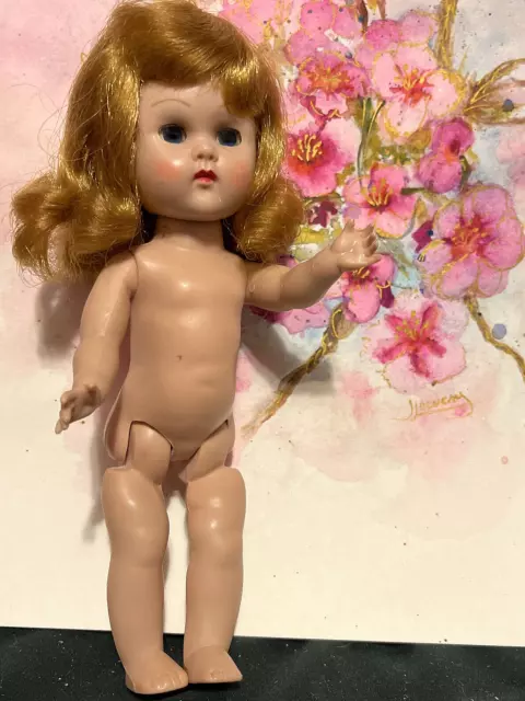 Vintage Early 1950s Vogue Walker,Tightly Strung Ginny Doll,Walks perfectly, A+!