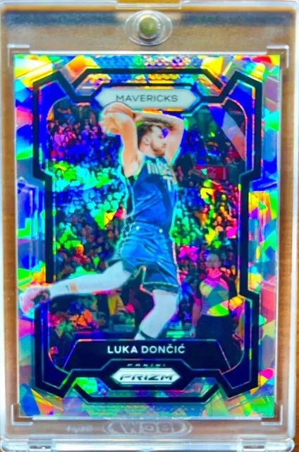 2021-22 Panini Prizm - Luka Doni #26 Luka Doncic 2023-24 Prizm PINK ICE REFRACTOR SSP Rare Card - Near Mint Condition Luka Doncic Card 2021-22 Panini Prizm - Luka Doni #26 Luka Doncic 2023-24 Prizm PINK ICE REFRACTOR SSP Rare Card - Near Mint Condition Luka Doncic Card