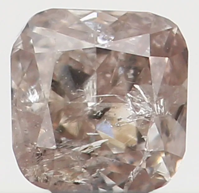 0.10 Ct Natural Loose Cushion Shape Diamond 2.60 MM Brown Color Diamond L5707