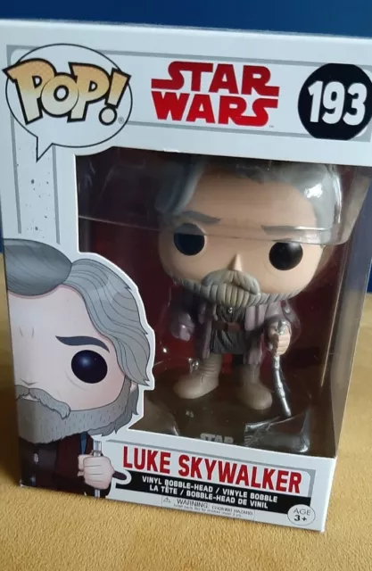 Funko Pop! 193 Star Wars: Luke Skywalker Action Figure Bobble Head