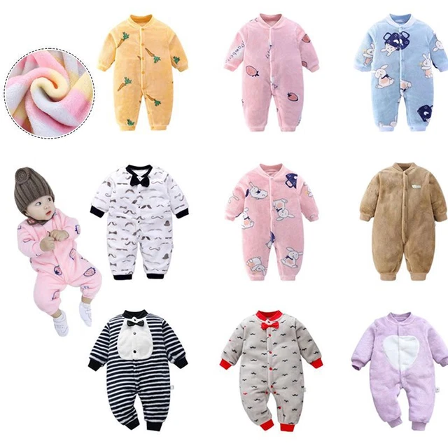 Newborn Baby Boy Girl Kids Bear Hooded Romper Jumpsuit Outfit Clothes Outfits