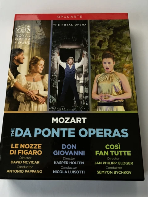 MOZART - DA Ponte Operas [6 DVDs] (DVD - NEU) EUR 19,00