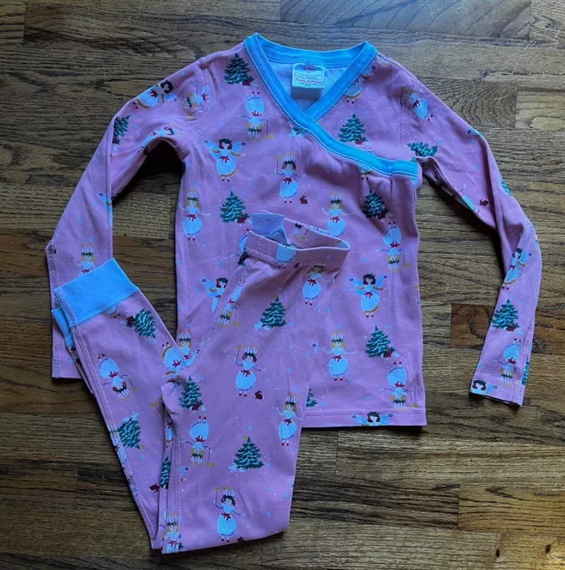 hannah andersson christmas pajamas 130 8 Girls