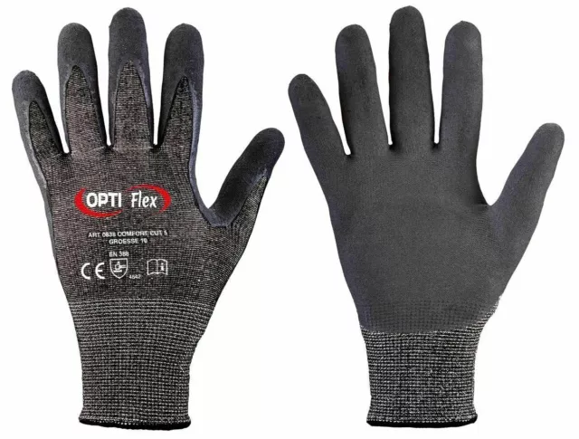 Schnittschutzhandschuhe OPTI FLEX® Comfort Cut 5 Schnittfeste Handschuhe Gr.6-12