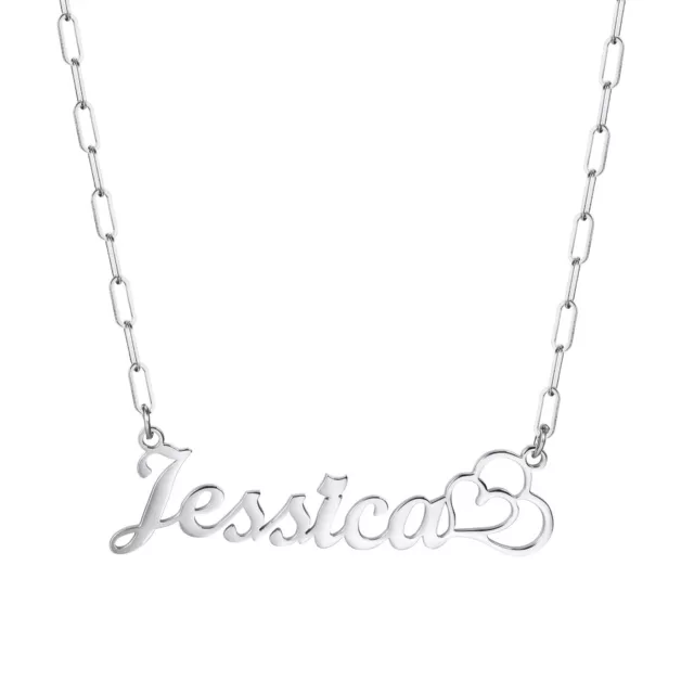 Personalized Name Custom Letter Gold Women Necklace Stainless Steel Pendant Gift