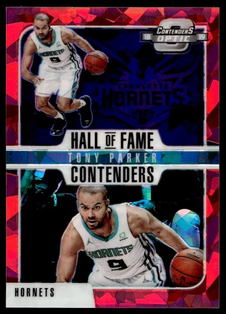 2018-19 Panini Optic Contenders Red Ice Tony Parker G35 Charlotte Hornets #2