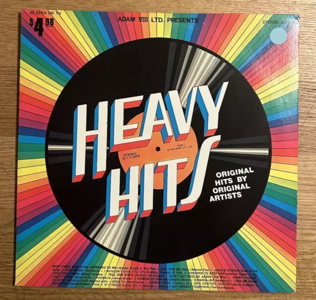 LP - Various – Heavy Hits - 	Rock, Funk / Soul - Classic Rock - 1974