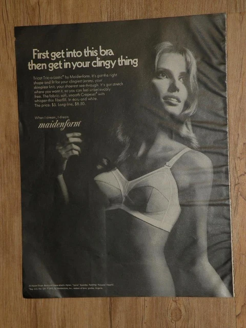 Magazine Ad*- 1970 - Maidenform Bras