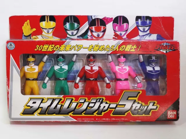 SUPER SENTAI TIME Ranger 5 Vinyl Figures Set Japan Bandai 2000 Power Ranger  $118.00 - PicClick