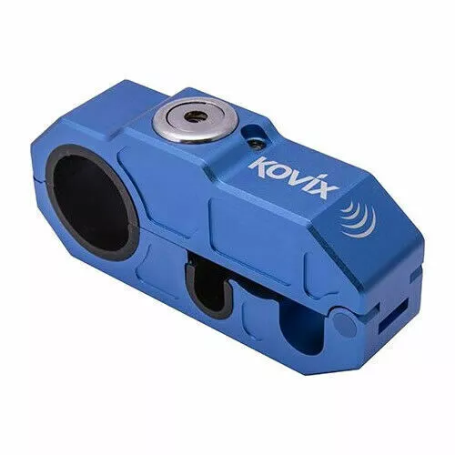 Kovix 120db Allarme Blu Moto Moto Leva Freno Blocco Lega Acciaio Zinco