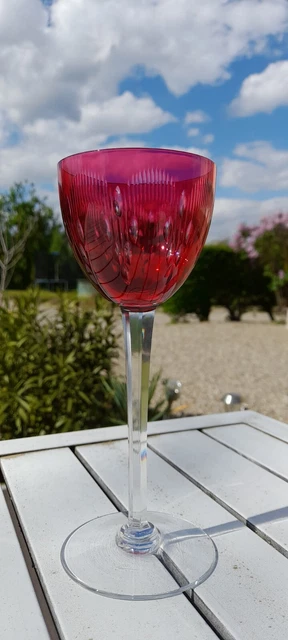Ancien Verre A Vin Du Rhin Roemer Cristal Baccarat Modele Moliere Catalogue 1916