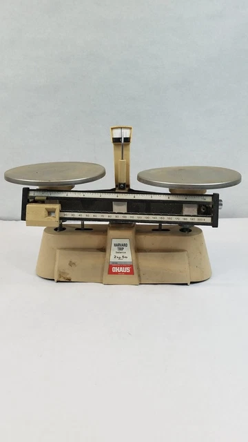 Vintage Ohaus Harvard Trip Balance 5 LBS Scale