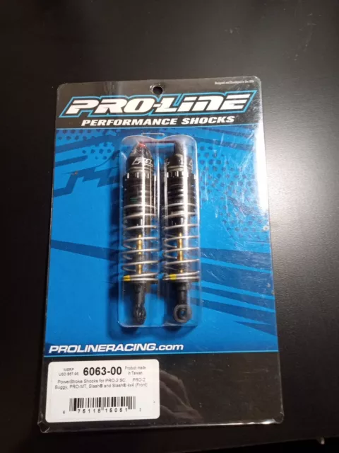 Pro-Line 6063-00 PowerStroke Front Shocks Slash 2WD/4X4