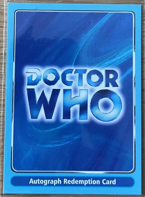 Doctor Dr Who Definitive Collection Series 1 Autograph Redemption Card Blank