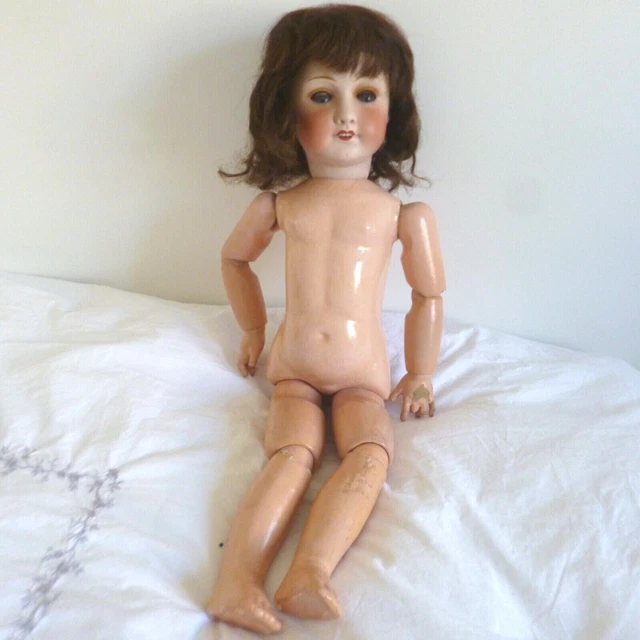 ANCIENNE grande POUPÉE  TÊTE BISCUIT SFBJ UNIS FRANCE 301  57 cm