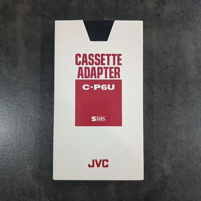 JVC CP6U VHSC SVHS to VHS Video Cassette Tape Adapter Converter EUR