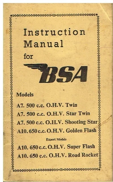 bsa a7 star twin