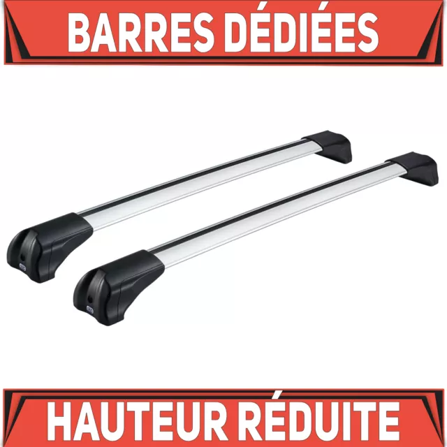 Alu Barres de toit pour BMW 5 Série G30 4-P ab 17 Points de fixation C1