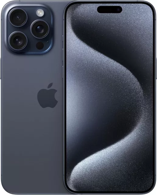 Apple iPhone 15 Pro Max - 256GB  Titan Blau OHNE SIMLOCK NEU Differenzbesteuert