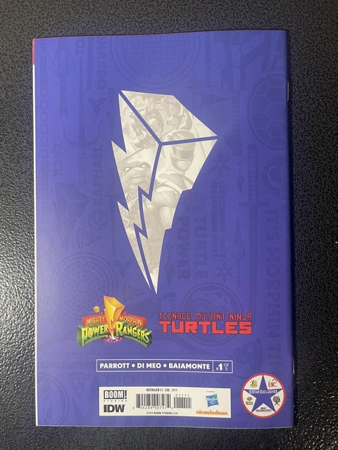 Power Rangers Teenage Mutant Ninja Turtles #1 Inhyuk Lee Virgin Variant 2