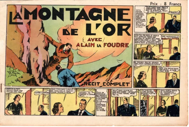 Alain La Foudre La Montagne De L'or Sage 1946 Tbe