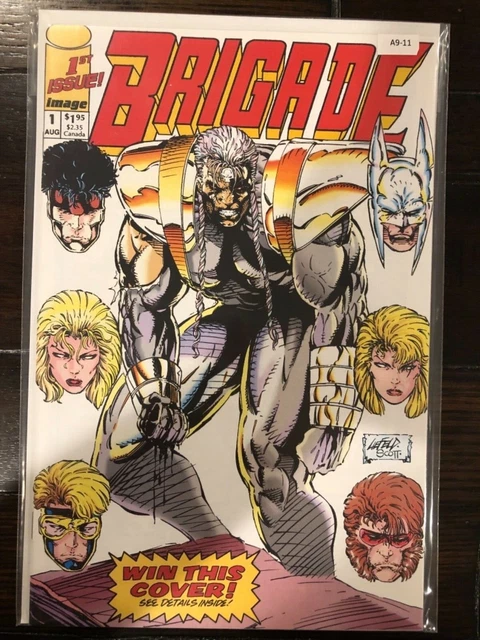 Brigade #1 1992 1st App Battlestone High Grade 9.8+ MINT Image Comic Book A9-11