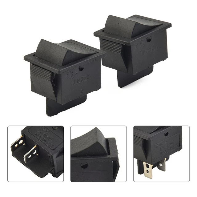 Pédale Interrupteur Pied 250V 10A - Commande Moteur - Anti-dérapante IP67 - Avec Mémoire Mécanique - Longueur Câble Au Choix