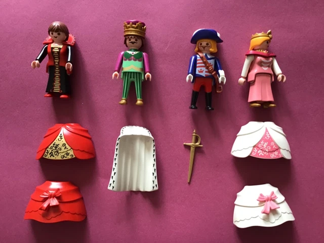 PLAYMOBIL Princesse Fée Reine Château - Figurine Vintage En Bon état