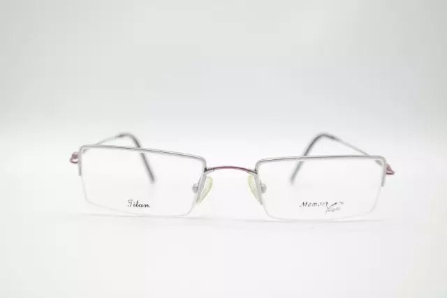 Memory Light 10011462 Titan Silber Kupfer Halbrand Brille Brillengestell Neu