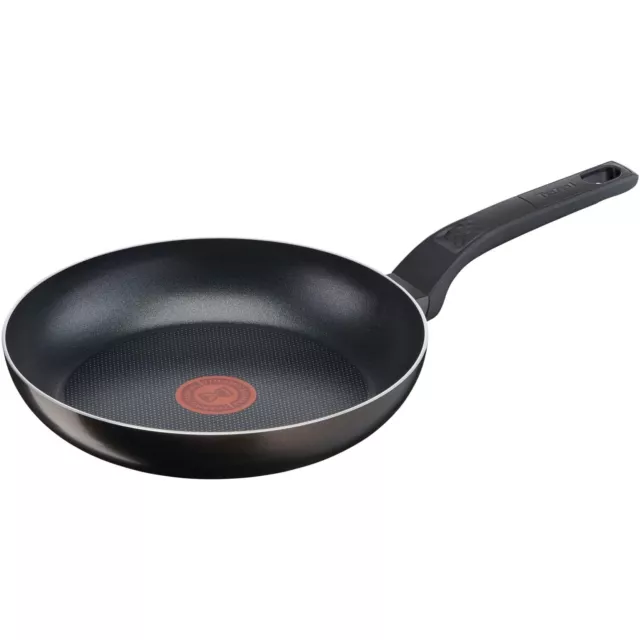 TEFAL Poêle à Frire 20 cm, Aluminium, Antiadhésive Tous Feux Sauf Induction NOIR