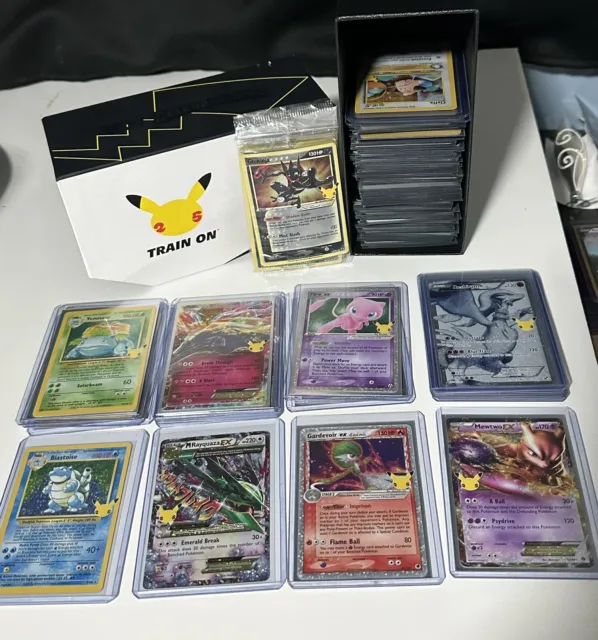 Pokemon Celebration lot 231 Cards! All Nm/m Sleeved, Card List Included 240$ TCG