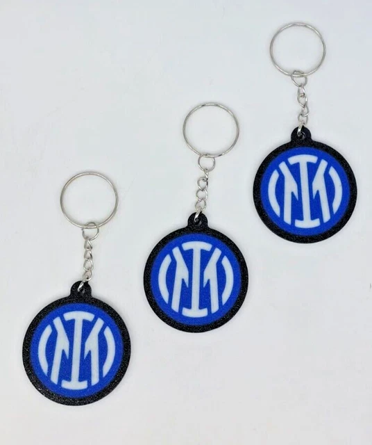 Portachiavi Personalizzato Calcio Serie A | Per Tifosi Juventus, Napoli, Inter, Roma, Lazio, Milan | In Ecopelle