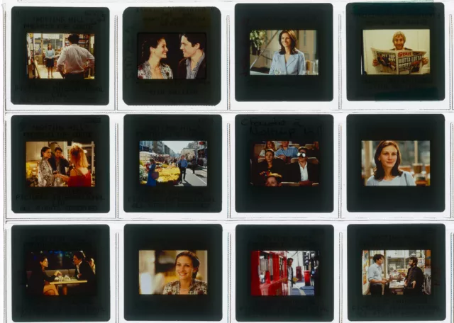 Lot 12 ektas slides originals Notting Hill Julia Roberts Hugh Grant