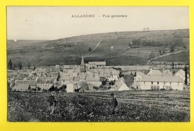 Carte Postale de 1910 Auvergne ALLANCHE (Cantal) Vue Générale du Village