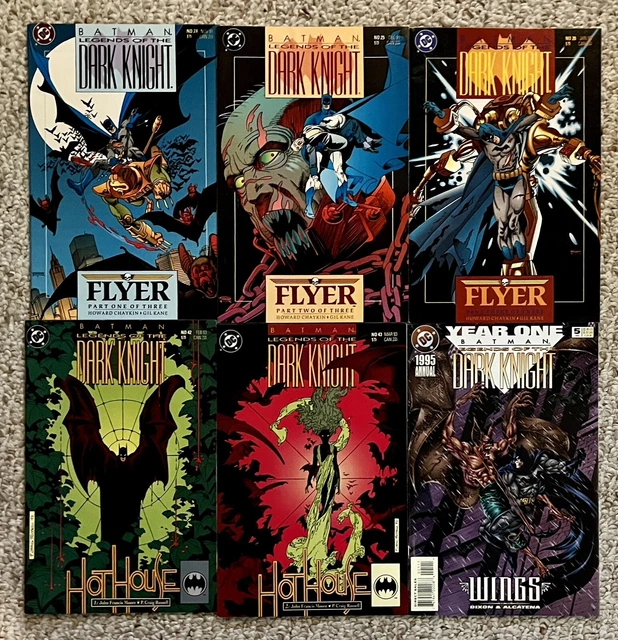 Batman Legends of the Dark Knight: Flyer (24-26) Hothouse (42-43-75), More