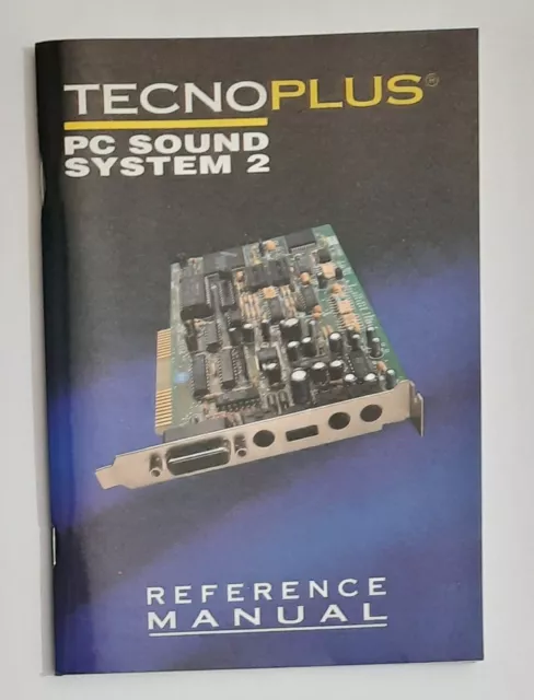 Tecnoplus PC Sound System 2 (= Creative CT1350B Clone) Reference Manual