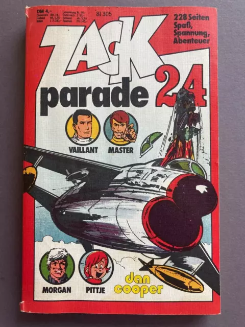 Zack Parade Nr. 24 Comic - Vaillant, Cooper... Taschenbuch Koralle Verlag 1977