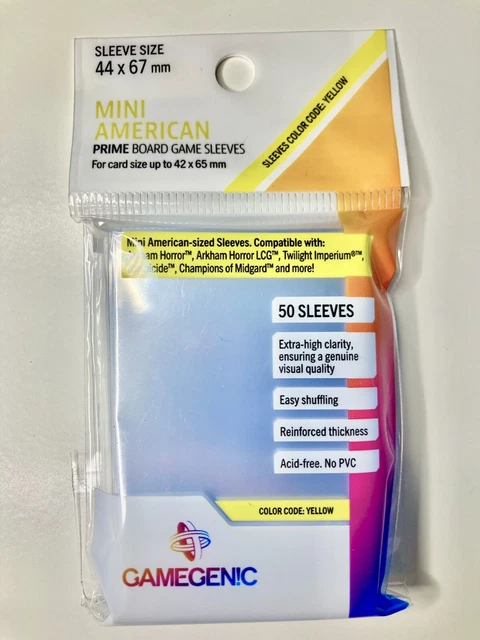 PRIME MINI AMERICAN- Sized Sleeves: 44 x 67 mm (50) 5.13 - PicClick UK