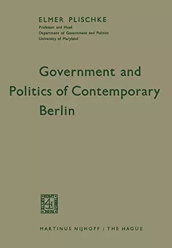 Government and Politics of Contemporary Berlin.9789401184243 Free Shipping<|