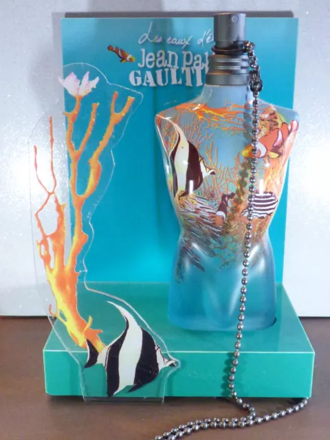 Présentoir JP Gaultier Les eaux d'été Le Mâle 2005  Cologne Tonique 125 ml