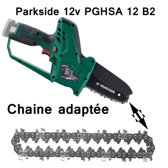 Chaine Pour Mini Tronconneuse Sans Fil Parkside Pghsa 12 B2 - Ian 385638