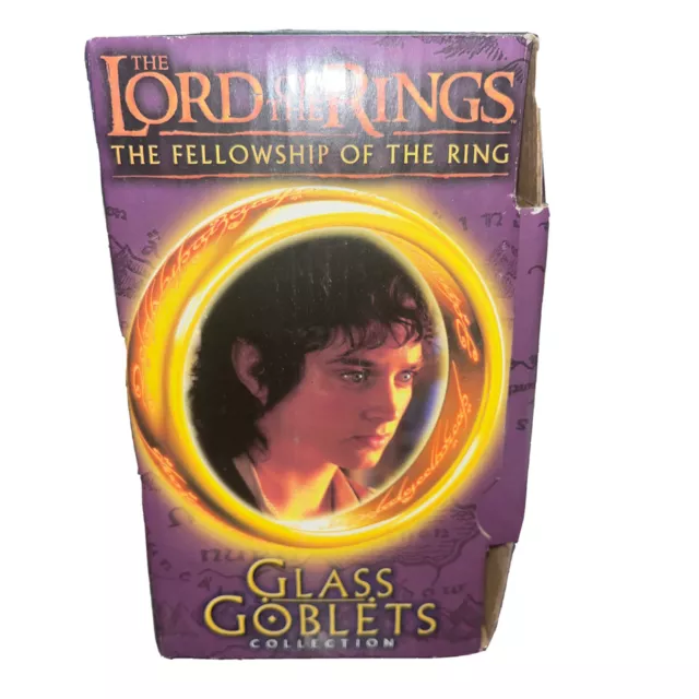 Lord Of The Rings The Fellowship Of The Ring Glass Goblet Frodo The Hobbit