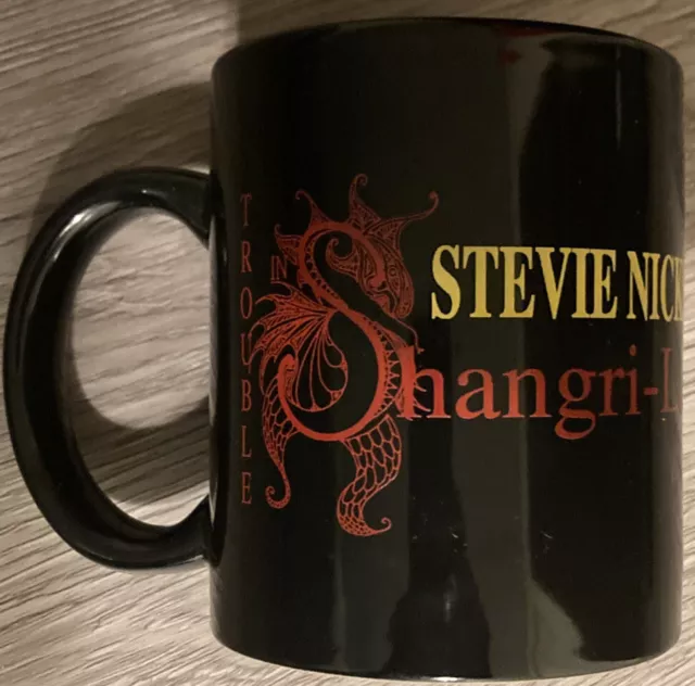 Vintage Stevie Nicks Trouble In Shangri-La 2001 Tour Mug Cup Double Sided Rare