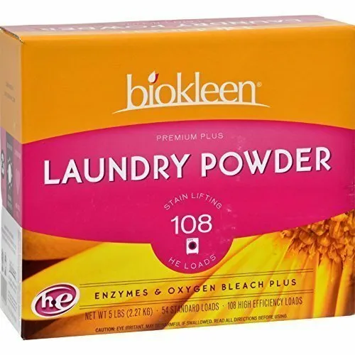 Biokleen Laundry Products Premium Plus Laundry Powder 5 Lbs. (75 He Loads)