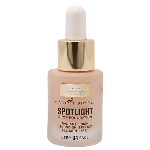 Spotlight Drop Foundation Flüssigkeit - langlebig - 03 Neutralgold - Andreia Prof