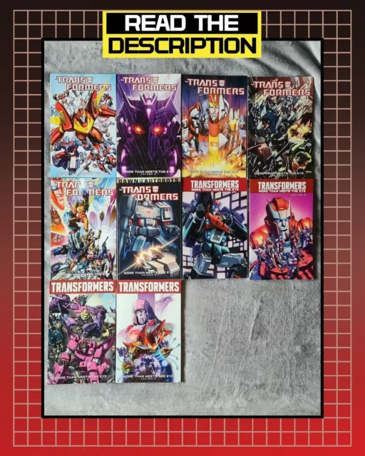Transformers: More than meets the eye MTMTE IDW comics paperback - volumes 1-10