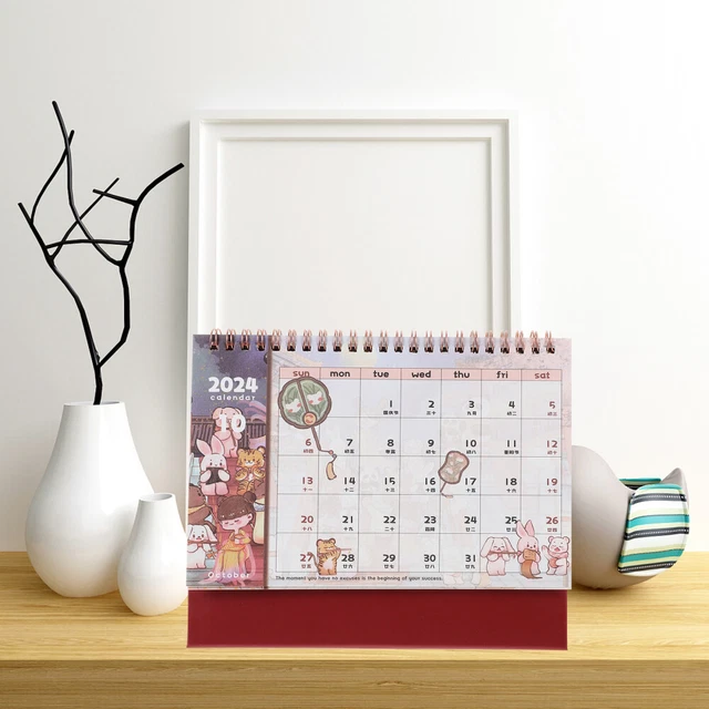 DESK CALENDAR 2024 2024 Calendar Adornment Schedules The Moon Office