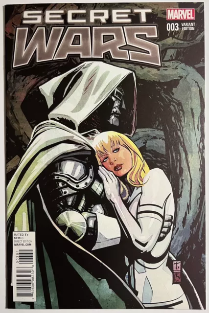Secret Wars 3 Tomm Coker 1:25 Incentive Variant NM God Doom Marvel Comics2015