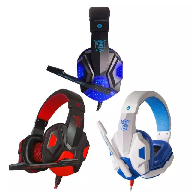 Casque Stéréo De Jeu  Bass Avec  Surround 3D